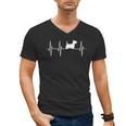 Scottish Terrier Dog Heartbeat Scottie Dog Lover T-Shirt Men's V-Neck T-Shirt, trending gift