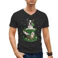 St Patrick's Day Leprechaun Boston Terrier Dog Shamrock For Men Women Kids Men's V-Neck T-Shirt, trending gift