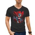 Super Power Superhero Boston Terrier Dog For Men Women Kids Men's V-Neck T-Shirt, trending gift