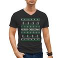 Ugly Sweater Boston Terrier Dog Christmas Dog Lover Xmas Men Women Kids Men's V-Neck T-Shirt, Boston Terrier Christmas Gifts, trending gift