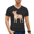 Vintage Floral Boston Terrier For Dog Lover Men's V-Neck T-Shirt, trending gift