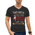 Watch Christmas Movies With My Boston Terrier Bostie Men's V-Neck T-Shirt, Boston Terrier Christmas Gifts, trending gift