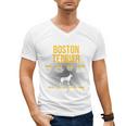 Anatomy Of Boston Terrier Dog Lover Men's V-Neck T-Shirt, trending gift