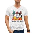 Boston Terrier Dog Lover Fall Ya'Ll Halloween Costume Men Women Men's V-Neck T-Shirt, Boston Terrier Halloween Gifts, trending gift