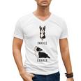 Inhale Exhale Yoga Boston Terrier Tshirt Men's V-Neck T-Shirt, trending gift