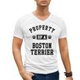 Property Of Boston Terrier Boston Terrier Shirt Men's V-Neck T-Shirt, trending gift
