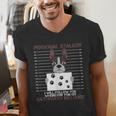 Boston Terrier American Gentleman Personal Stalker Dog Lover Men's V-Neck T-Shirt, American Boston Terrier Shirts, funny gift