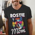 Boston Terrier Bostie Dog Breed Pet Bostie Mom Men's V-Neck T-Shirt, Boston Terrier Mom Shirts, funny gift