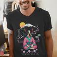 Boston Terrier Boston Bull Terrier Men's V-Neck T-Shirt, funny gift