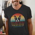 Boston Terrier Dog Every Snack You Make Every Meal You Bake Men Women Men's V-Neck T-Shirt, funny gift