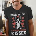 Boston Terrier Dog Men's V-Neck T-Shirt, funny gift