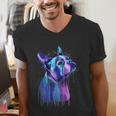 Boston Terrier Dog For a Boston Terrier Mom Men's V-Neck T-Shirt, Boston Terrier Mom Shirts, funny gift