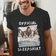 Boston Terrier Dog Official Sleepshirt Pajamas Nightgown Men Women Girls Kids Men's V-Neck T-Shirt, funny gift