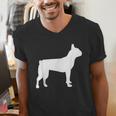 Boston Terrier Men's V-Neck T-Shirt, funny gift