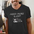 Boston Terrier Puppy Need More Sleep Pajama For Bedtime Men's V-Neck T-Shirt, funny gift
