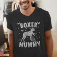 Boxer Dog Mama Halloween Men's V-Neck T-Shirt, funny gift