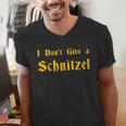 I Don't Give a Schnitzel T-Shirt Men's V-Neck T-Shirt, funny gift