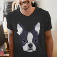 Kids Boston Terrier Dog For Women And Girls Men's V-Neck T-Shirt, funny gift