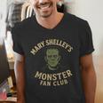 Mary Shelley's Monster Fan Club Gothic Horror Parody Men's V-Neck T-Shirt, funny gift