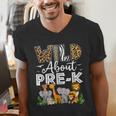 Pre-k Teacher Kids Back To School Wild About Pre-k Men&#x27;s V-Neck T-Shirt, funny gift