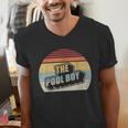 Vintage Retro The Pool Boy Men's V-Neck T-Shirt, funny gift