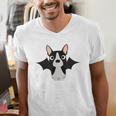 Boston Terrier Halloween Shirt Did Someone Say Treat Men's V-Neck T-Shirt, Boston Terrier Halloween Shirts, funny gift
