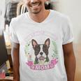 Boston Terrier Mom Mother's Day Men's V-Neck T-Shirt, Boston Terrier Mom Shirts, funny gift