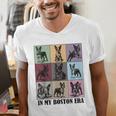 Funny Boston Terrier Quote In My Boston Terrier Era Cool Dog Men Women Men's V-Neck T-Shirt, funny gift