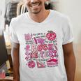 Rock The Test Testing Day Don&#x27;t Stress Do Your Best Teacher For Men Women Girls Kids Men&#x27;s V-Neck T-Shirt, funny gift