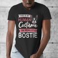 Boston Terrier Dog Bostie Halloween Costume Dog For Kids Men's V-Neck T-Shirt, Boston Terrier Halloween Gifts, funny design