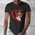 Boston Terrier Dog Mom Dad Valentine’s Day Pet Lover For Men Women Kids Men's V-Neck T-Shirt, Couple Gifts, Mom Gifts, Boston Terrier Dad Gifts, Boston Terrier Mom Gifts, funny design