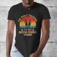 Boston Terrier Lover I'm Only Talking To My Dog Today Men's V-Neck T-Shirt, funny design