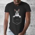Boston Terrier In The Pocket Cute Boston Terrier Dog Lovers For Men Women Girls Kids Men's V-Neck T-Shirt, funny design