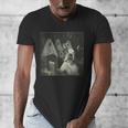Boston Terrier Selfie With Ghosts Halloween Dog Lover Men's V-Neck T-Shirt, Boston Terrier Halloween Gifts, funny design
