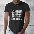 Coolest Boston Terrier Grandma Dog Men's V-Neck T-Shirt, funny design