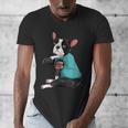 Father's Day Gift Dog Dad Boston Terrier i Love Dad Tattoo Men's V-Neck T-Shirt, Couple Gifts, Boston Terrier Dad Gifts, funny design