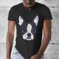 Kids Boston Terrier Dog For Women And Girls Men's V-Neck T-Shirt, funny design