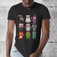 Pig Spooky Ghost Witch Boo-Jee Horror Pumpkin Pig Halloween Men's V-Neck T-Shirt, funny design