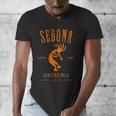 Sedona Arizona Southwestern Style Souvenir Vintage Men's V-Neck T-Shirt, funny design