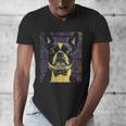 Vintage Boston Terrier Dog Men's V-Neck T-Shirt, funny design