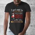 Watch Christmas Movies With My Boston Terrier Bostie Men's V-Neck T-Shirt, Boston Terrier Christmas Gifts, funny design