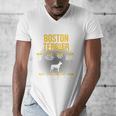 Anatomy Of Boston Terrier Dog Lover Men's V-Neck T-Shirt, funny design