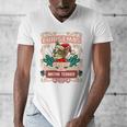 Boston Terrier My Christmas Spirit Dog Santa Claus X-Mas Men's V-Neck T-Shirt, Boston Terrier Christmas Gifts, funny design
