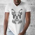 Boston Terrier Dog Bostie Nature Memorial Idea Men Women Men's V-Neck T-Shirt, funny design