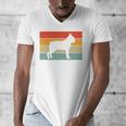 Boston Terrier Dog Lover Retro Vintage Cool For Dog Owner Men's V-Neck T-Shirt, funny design
