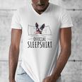 Boston Terrier Dog Lovers Sleepshirt Apparel Men Women Men's V-Neck T-Shirt, funny design