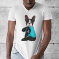Boston Terrier I Love Mom Apparel Men's V-Neck T-Shirt, Couple Gifts, Mom Gifts, Boston Terrier Mom Gifts, funny design