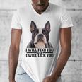 Boston Terrier Will Find And Lick You Bostie Mom Men's V-Neck T-Shirt, Couple Gifts, Mom Gifts, Boston Terrier Mom Gifts, funny design