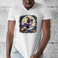 Cute Boston Terrier Halloween Costume Dog Lover Women Girls Men's V-Neck T-Shirt, Boston Terrier Halloween Gifts, funny design