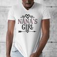 Granddaughter Nanas Girl Men's V-Neck T-Shirt, funny design